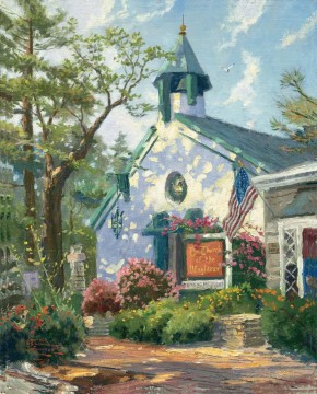 ウェイフェアラー トーマス キンケード教会 Oil Paintings